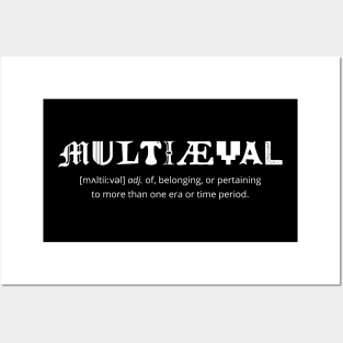 Multiaeval (with definition) Posters and Art